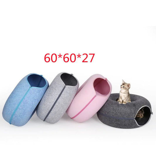 Donut Cat Bed & Tunnel | Pawstore PawStore