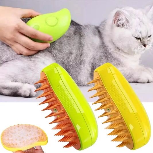 3 In 1 Cat Steam Brush Steamy PawStore